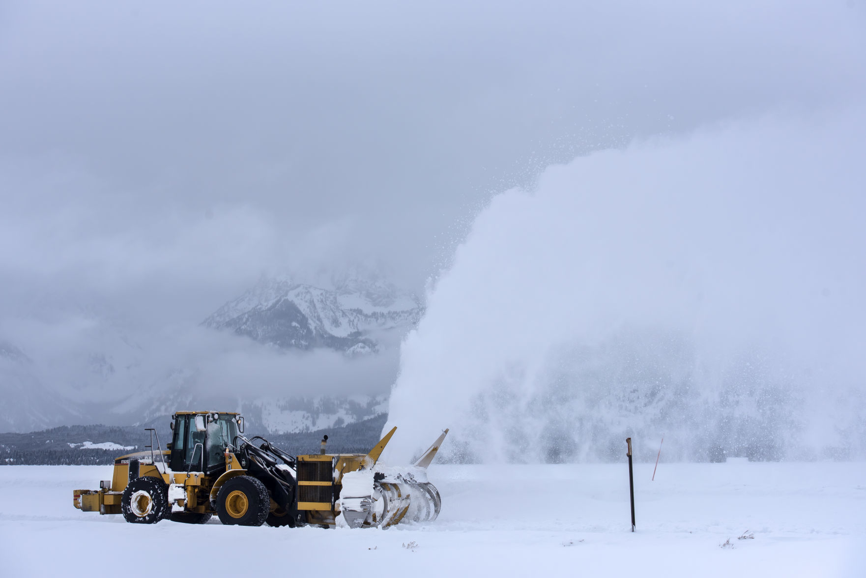 Clearing snow